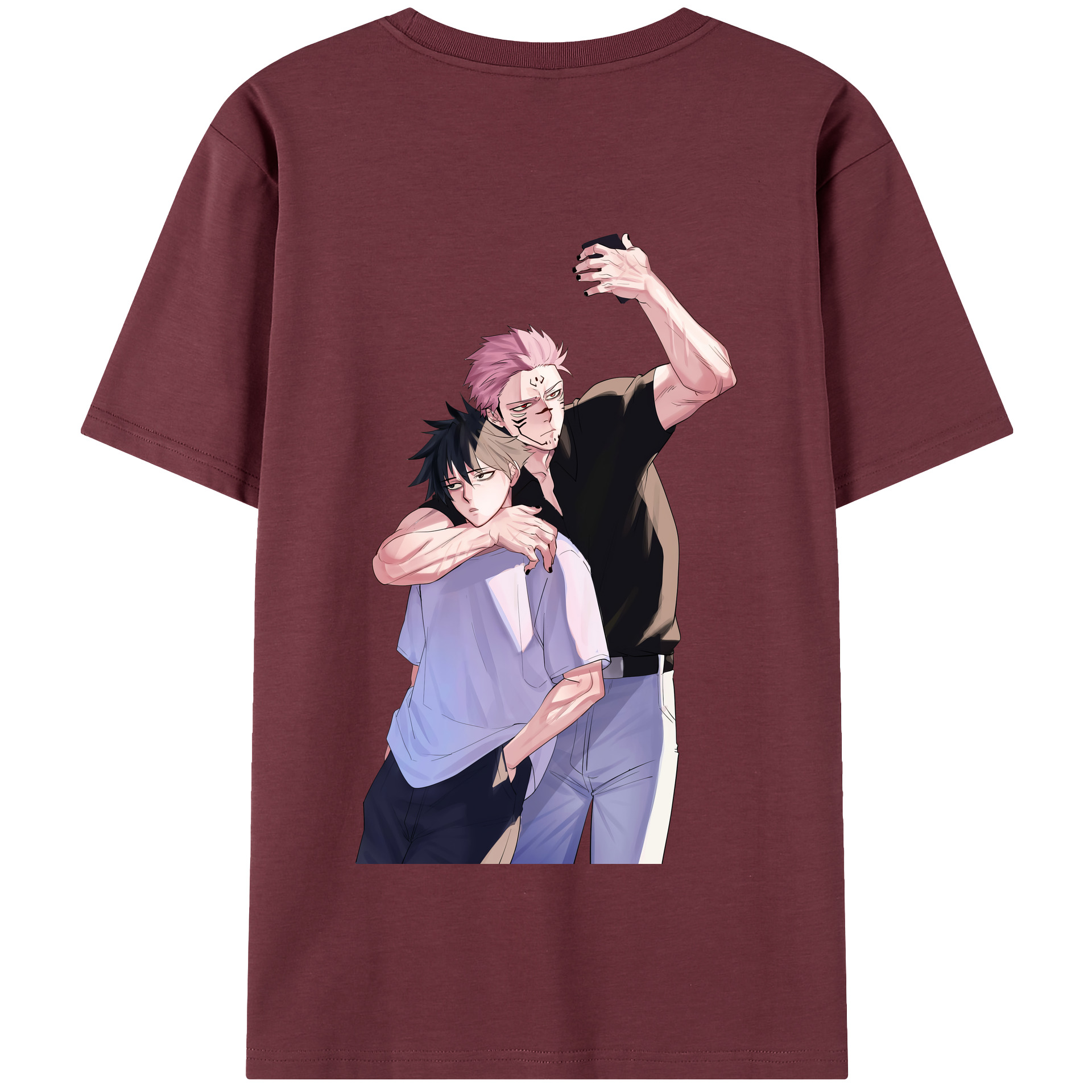 （画像用） 呪術廻戦 Jujutsu Kaisen 綿100％半袖Tシャツ（背面プリント）